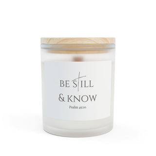 Frosted Glass Candle, 11oz