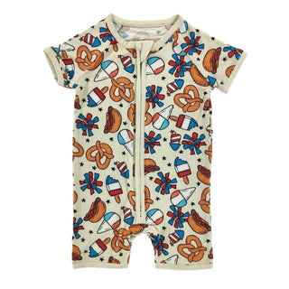 Snacks Bamboo Short Romper